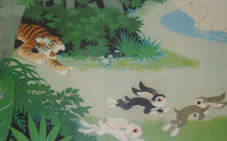 大象救兔子