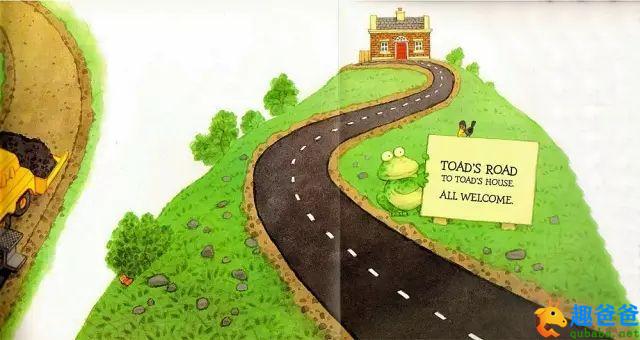 英文绘本 ▏小蟾蜍开路 （ Toad makes a road）